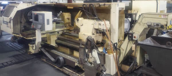 Okuma Lh55N Flat Bed Cnc Lathe