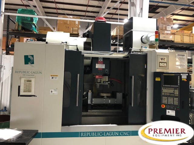 Republic-Lagun VGC-5028 5-Axis CNC Vertical Grinding & Machining Center
