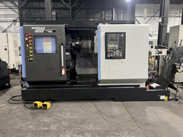 Doosan Puma Tt1800Sy Used Cnc Twin Spindle Twin Turret Cnc Lathe 
