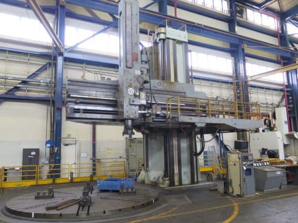 Schiess 3Vke 500/900 197&Quot;/355&Quot; Cnc Openside Vertical Boring Mill With Milling
